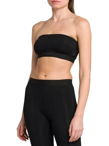 Tom Ford Women's Signature Bandeau Top - Black - Size XXS | Thumbnail 4