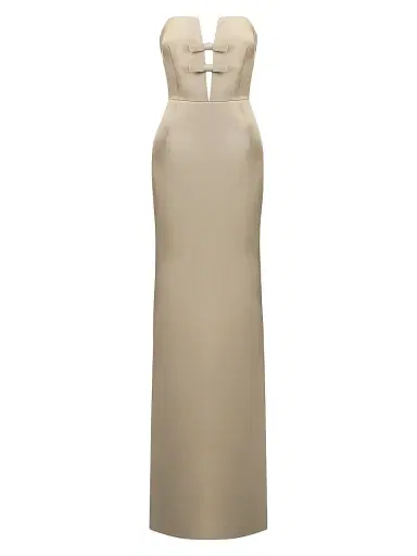 The New Arrivals Ilkyaz Ozel Women's Noa Strapless Column Gown - Eurphoria | Thumbnail 1 The New Arrivals Ilkyaz Ozel Women's Noa Strapless Column Gown - Eurphoria | Thumbnail 1