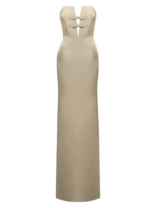 Women's Noa Strapless Column Gown -  Eurphoria