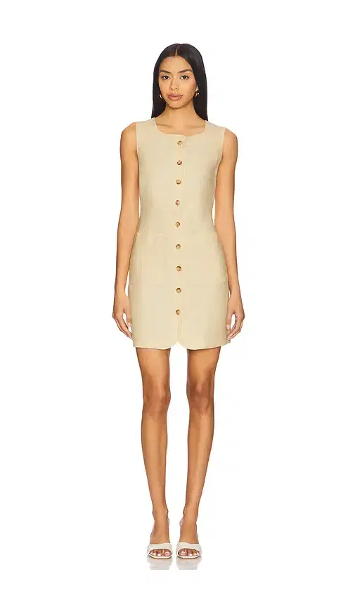 Posse Emma Button Down Mini Dress