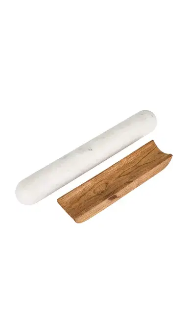 Verve Culture Marble Rolling Pin & Stand | Thumbnail 2 Verve Culture Marble Rolling Pin & Stand | Thumbnail 2