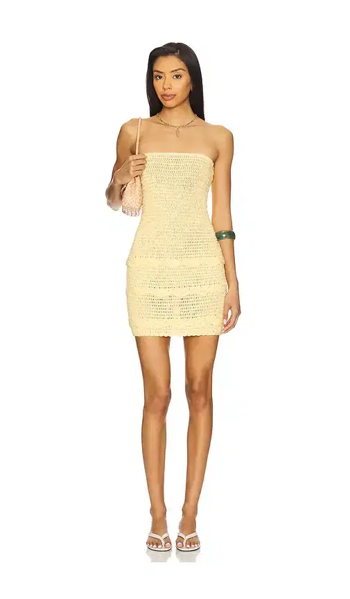 MORE TO COME Phebe Strapless Mini Dress