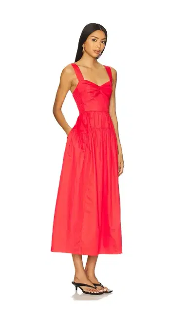 La Ligne Solid Poplin Dress | Thumbnail 2