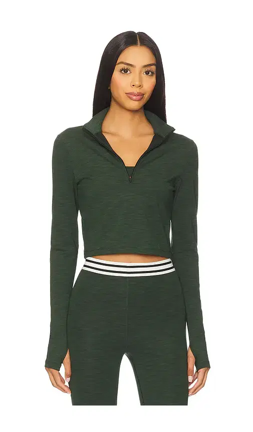 Splits59 Stevie Active Rib Half Zip Sweatshirt