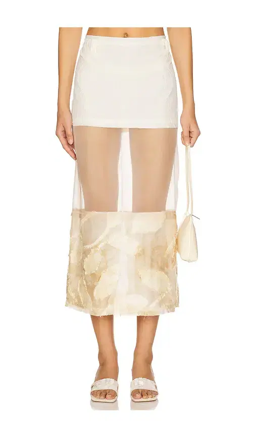 Milkwhite Triple Skirt