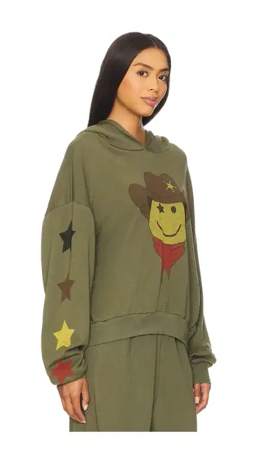 Lauren Moshi Cowboy Happyface Pullover Hoodie | Thumbnail 2 Lauren Moshi Cowboy Happyface Pullover Hoodie | Thumbnail 2