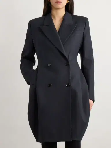 Alaïa Double-breasted Cotton Blazer | Thumbnail 3