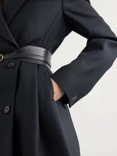 Alaïa Double-breasted Cotton Blazer | Thumbnail 6
