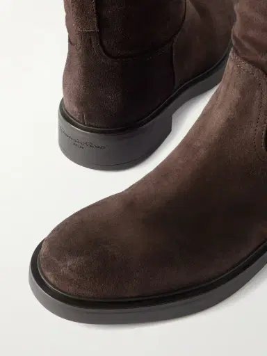 Gianvito Rossi Ascott 20 Suede Knee Boots | Thumbnail 4 Gianvito Rossi Ascott 20 Suede Knee Boots | Thumbnail 4