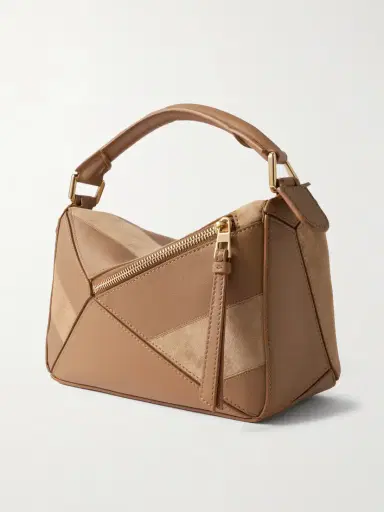 Loewe Puzzle Small Leather And Suede Shoulder Bag | Thumbnail 3 Loewe Puzzle Small Leather And Suede Shoulder Bag | Thumbnail 3