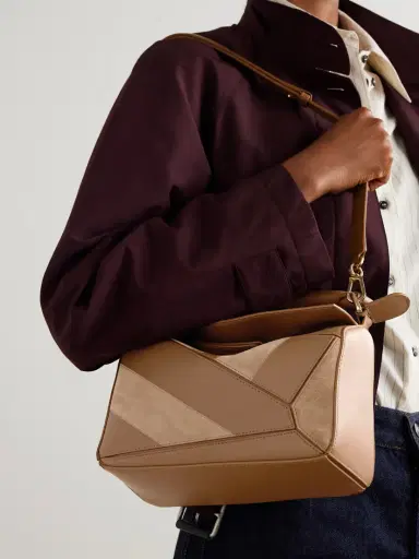 Loewe Puzzle Small Leather And Suede Shoulder Bag | Thumbnail 6 Loewe Puzzle Small Leather And Suede Shoulder Bag | Thumbnail 6