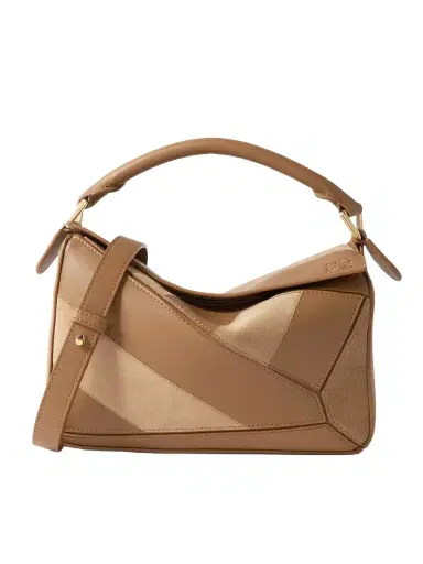 Loewe Puzzle Small Leather And Suede Shoulder Bag | Thumbnail 1 Loewe Puzzle Small Leather And Suede Shoulder Bag | Thumbnail 1
