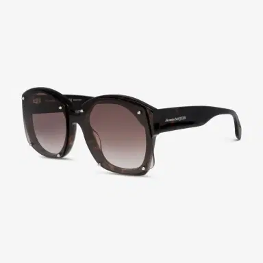 Alexander McQueen Alexander Mcqueen Icons Square Acetate 61 mm Ladies Sunglasses by The Solist | Thumbnail 2 Alexander McQueen Alexander Mcqueen Icons Square Acetate 61 mm Ladies Sunglasses by The Solist | Thumbnail 2