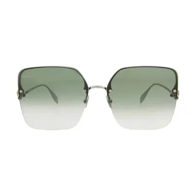 Alexander McQueen Alexander Mcqueen Square Metal 63 mm Ladies Sunglasses by The Solist | Thumbnail 1 Alexander McQueen Alexander Mcqueen Square Metal 63 mm Ladies Sunglasses by The Solist | Thumbnail 1