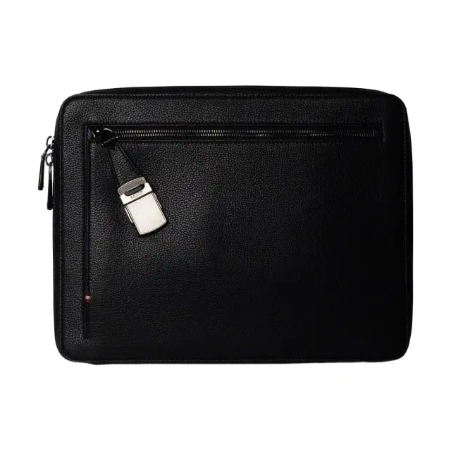 BALLY Bally Gabher Black Leather Men's Handbag by The Solist