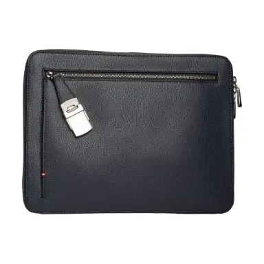 BALLY Bally Gabher Grey Leather Men's Portfolio by The Solist | Thumbnail 1 BALLY Bally Gabher Grey Leather Men's Portfolio by The Solist | Thumbnail 1