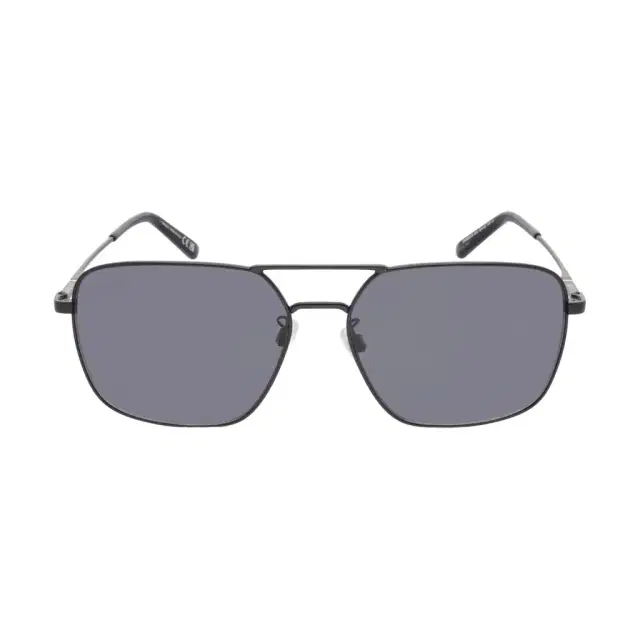 Bally Men's Shiny Black & Blue Aviator 61mm Sunglasses by The Solist