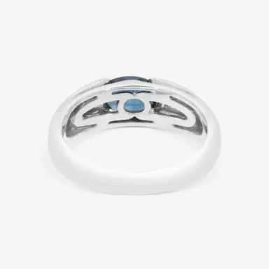 Bulgari Bulgari 18K White Gold Sapphire Ring Sz. 7.25 by The Solist | Thumbnail 3