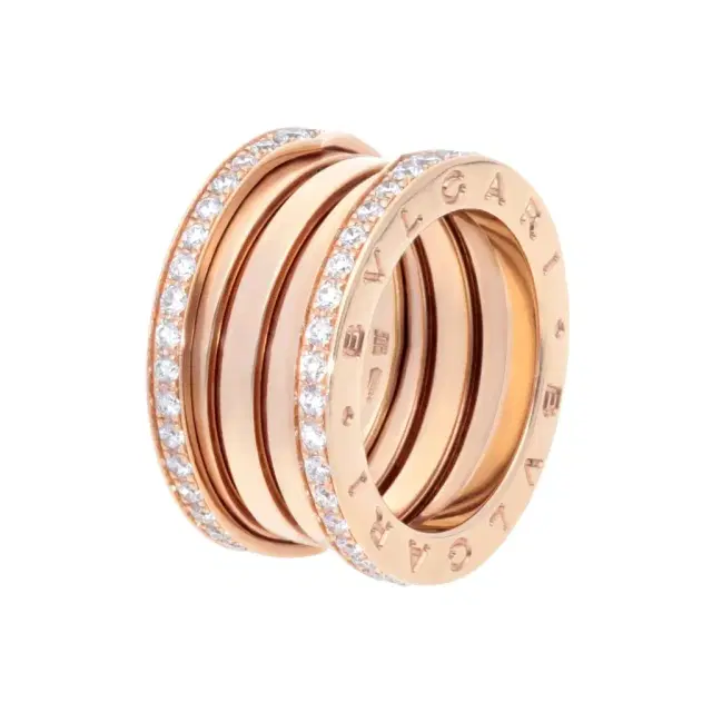 Bulgari B.Zero1 18K Rose Gold Diamond Ring Sz. 5.5 by The Solist Bulgari B.Zero1 18K Rose Gold Diamond Ring Sz. 5.5 by The Solist