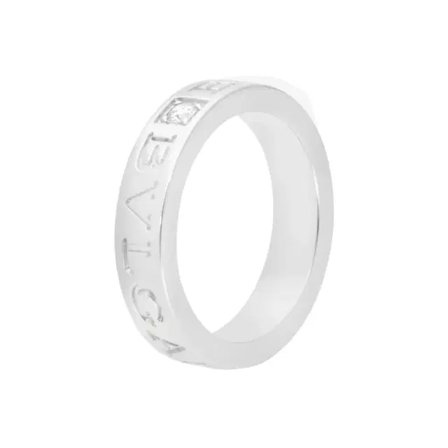Bulgari Bulgari B.Zero1 18K White Gold Diamond Ring Sz. 4.75 by The Solist
