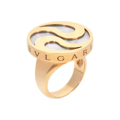 Bulgari Bulgari B.Zero1 18K Yellow Gold Mother of Pearl Ring Sz. 6 by The Solist | Thumbnail 1 Bulgari Bulgari B.Zero1 18K Yellow Gold Mother of Pearl Ring Sz. 6 by The Solist | Thumbnail 1