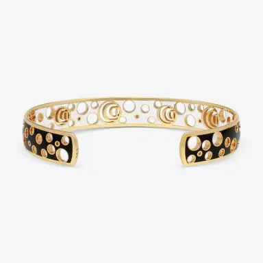 Damiani Damiani Damianissima 18K Rose Gold & Ceramic Diamond Cuff Bracelet by The Solist | Thumbnail 3
