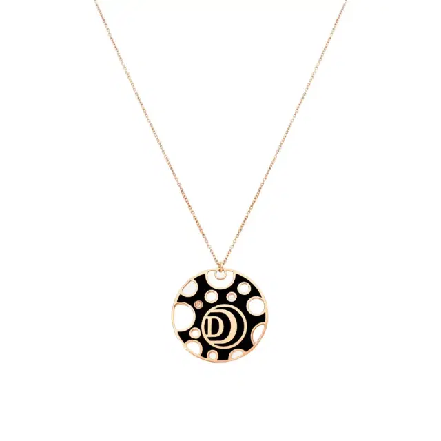 Damiani Damiani Damianissima 18K Rose Gold & Ceramic Diamond Pendant Necklace by The Solist