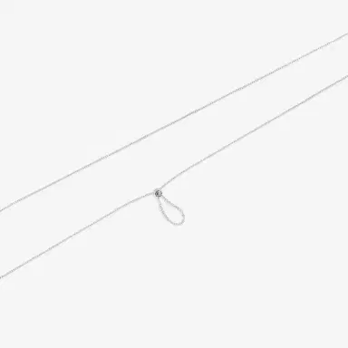 Damiani Damiani 18K Whıte Gold Diamond Pendant Necklace by The Solist | Thumbnail 3 Damiani Damiani 18K Whıte Gold Diamond Pendant Necklace by The Solist | Thumbnail 3