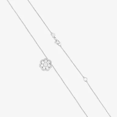 Hearts On Fire Hearts On Fire Aurora 18K White Gold Cluster Pendant by The Solist | Thumbnail 3