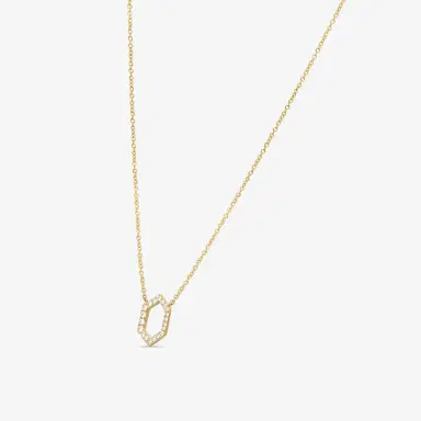 Hearts On Fire Hearts On Fire Charmed 18K Yellow Gold Hex Pendant by The Solist | Thumbnail 2