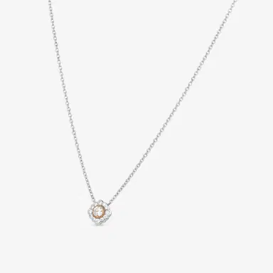 Hearts On Fire Hearts On Fire Liliana 18K Rose Gold & Platinum Flower Pendant by The Solist | Thumbnail 2