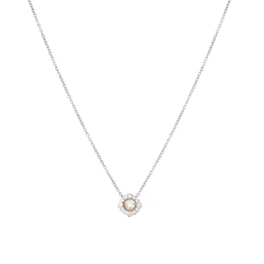 Hearts On Fire Hearts On Fire Liliana 18K Rose Gold & Platinum Flower Pendant by The Solist | Thumbnail 1