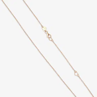 Hearts On Fire Hearts On Fire Lorelei 18K Rose Gold Double Halo Diamond Pendant by The Solist | Thumbnail 3