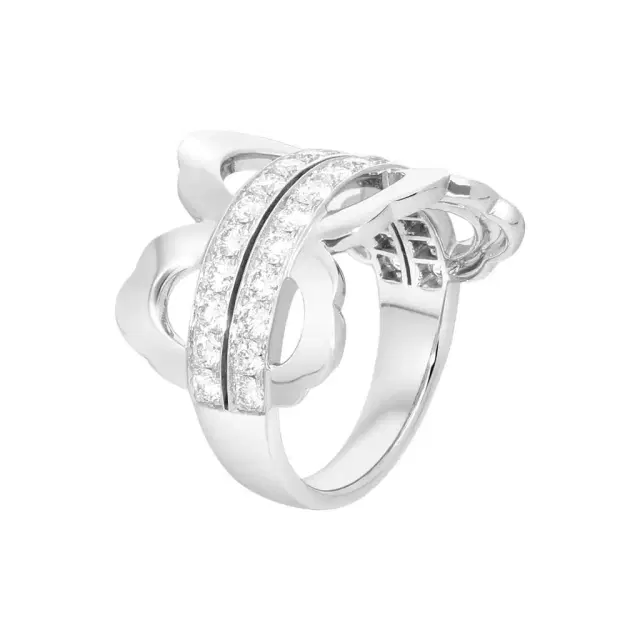 Hearts On Fire Hearts On Fire Lorelei 18K White Gold Ring Sz. 6.5 by The Solist