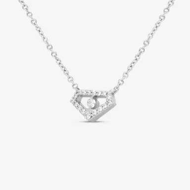 Hearts On Fire Hearts On Fire Triplicity 18K White Gold Emblem Pendant by The Solist | Thumbnail 2