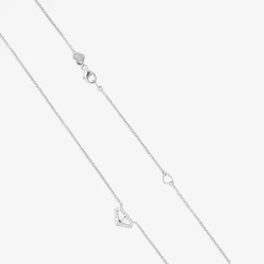 Hearts On Fire Hearts On Fire Triplicity 18K White Gold Emblem Pendant by The Solist | Thumbnail 3