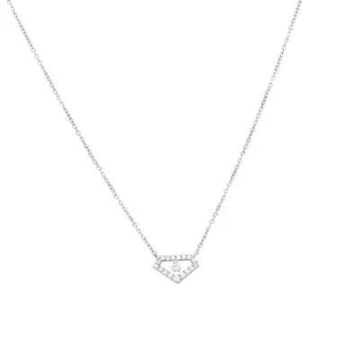 Hearts On Fire Hearts On Fire Triplicity 18K White Gold Emblem Pendant by The Solist | Thumbnail 1