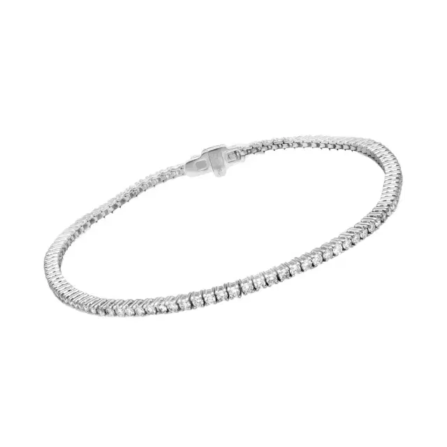 Ina Mar 18K White Gold, Diamond 2.10ct. twd. Tennis Bracelet by The Solist