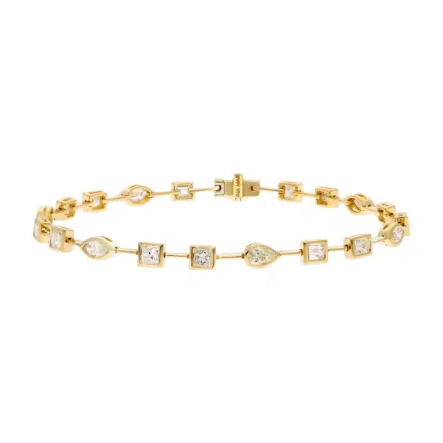 Ina Mar 18K Yellow Gold Fancy Diamond 3.25ct.twd. Bracelet by The Solist