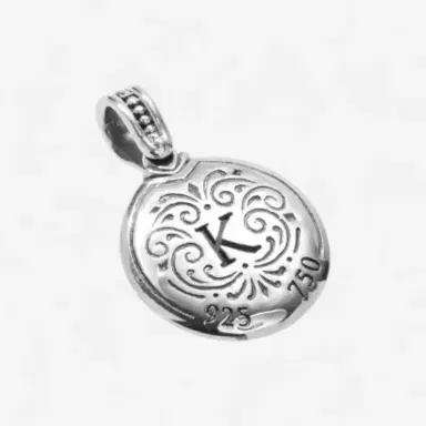 Konstantino Konstantino Dome Sterling Silver & 18K Yellow Gold Mother of Pearl Pendant by The Solist | Thumbnail 5