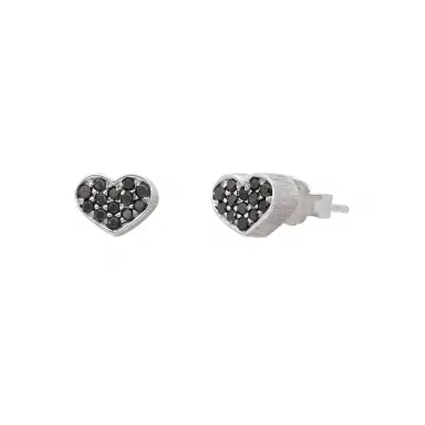 NANIS Nanis 18K White Gold Black Diamond Stud Earrings by The Solist | Thumbnail 1 NANIS Nanis 18K White Gold Black Diamond Stud Earrings by The Solist | Thumbnail 1