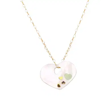 NANIS Nanis 18K Yellow Gold Chain Heart Necklace by The Solist | Thumbnail 1