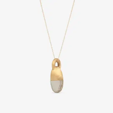 NANIS Nanis 18K Yellow Gold Crystal Drop Pendant Necklace by The Solist | Thumbnail 2