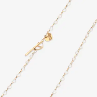 NANIS Nanis 18K Yellow Gold Diamond & Mother of Pearl Heart Pendant Necklace by The Solist | Thumbnail 3