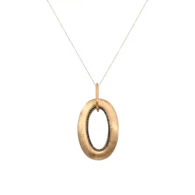 NANIS Nanis 18K Yellow Gold Diamond, Pietre Dure & Black Onyx Large Pendant Necklace by The Solist