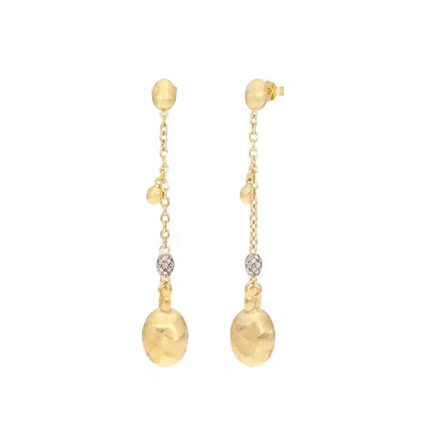 NANIS Nanis 18K Yellow Gold Ice Diamond Earrings by The Solist