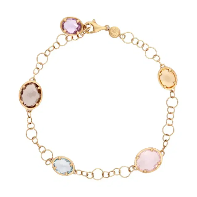 NANIS Nanis 18K Yellow Gold Multistone Bracelet by The Solist