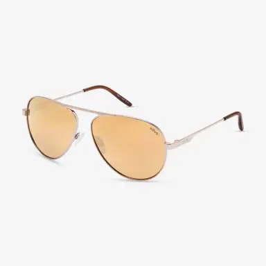 Revo Revo Metro Men's Silver & Champagne Aviator Sunglasses by The Solist | Thumbnail 2