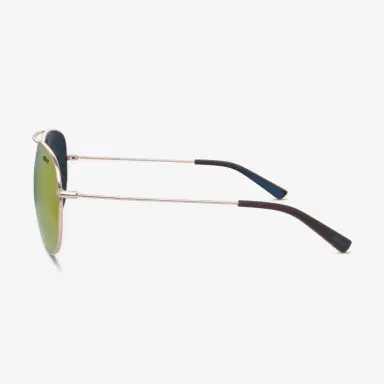 Revo Revo Spark Shiny Gold Spectra Aviator 70mm Men's Sunglasses by The Solist | Thumbnail 3
