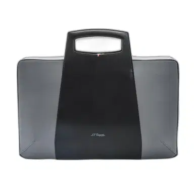 S.T. Dupont S.T. Dupont "Line D" Laser Grey and Black Cowhide Document Holder by The Solist | Thumbnail 1